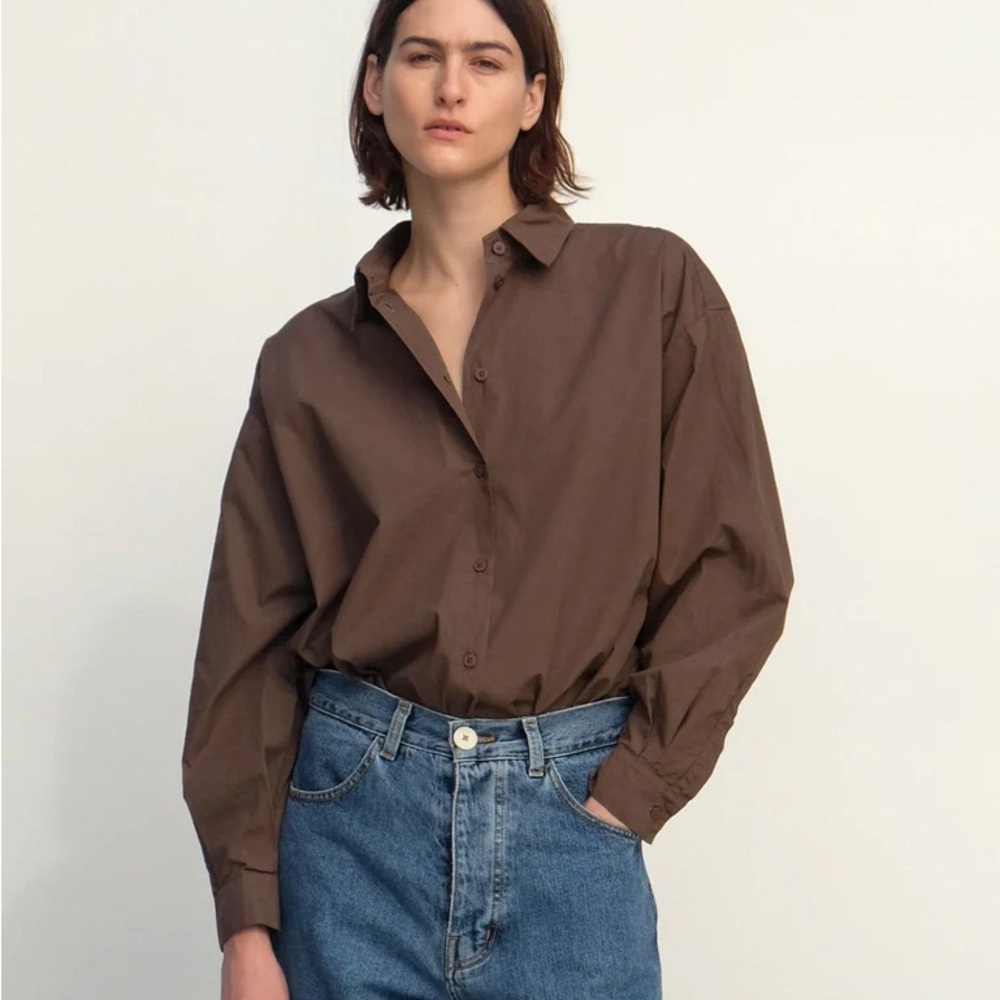 Jesse Kamm Alberta Shirt in Mushroom